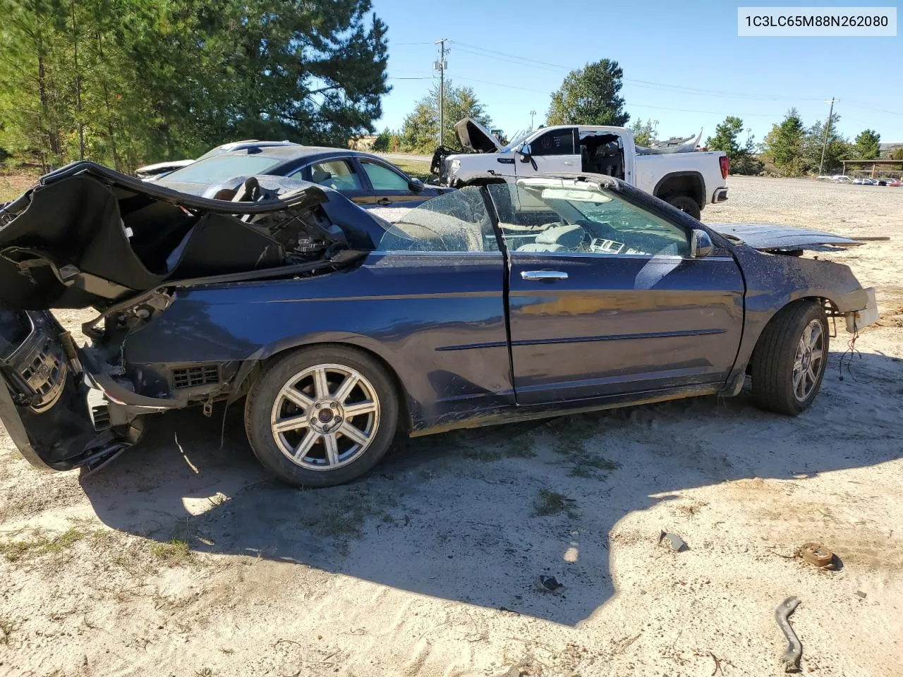 2008 Chrysler Sebring Limited VIN: 1C3LC65M88N262080 Lot: 75266284