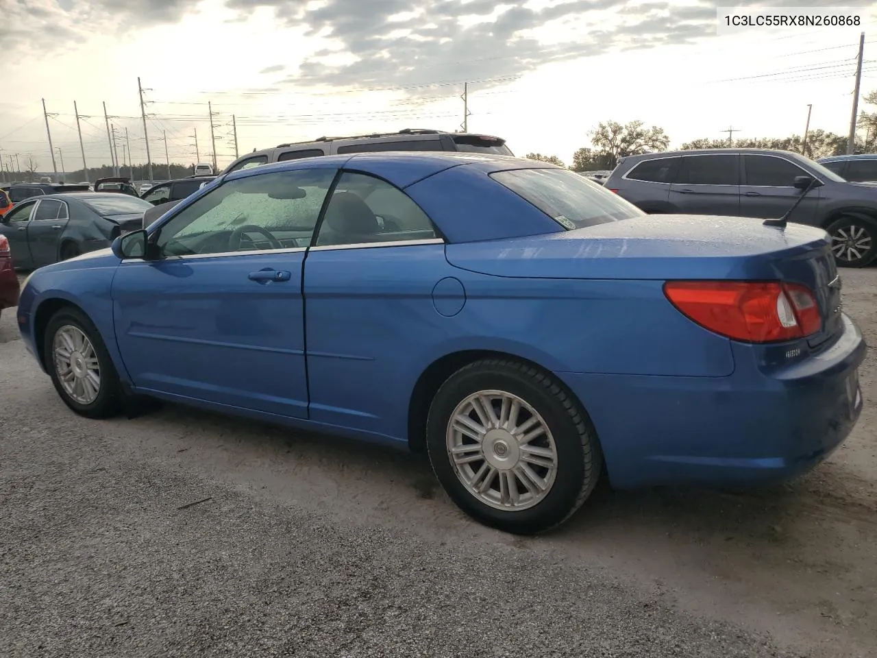 2008 Chrysler Sebring Touring VIN: 1C3LC55RX8N260868 Lot: 75879594