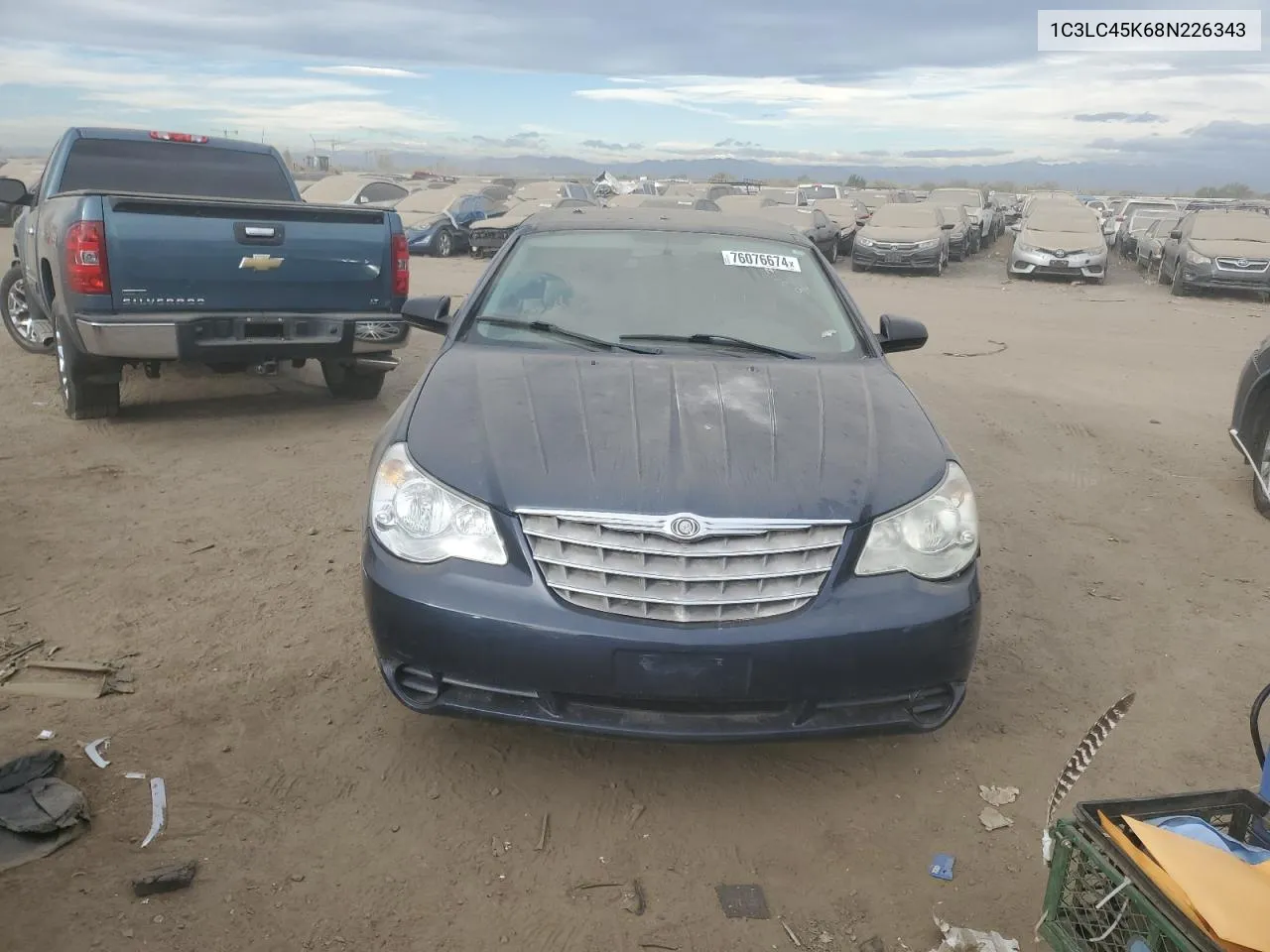 2008 Chrysler Sebring VIN: 1C3LC45K68N226343 Lot: 76076674