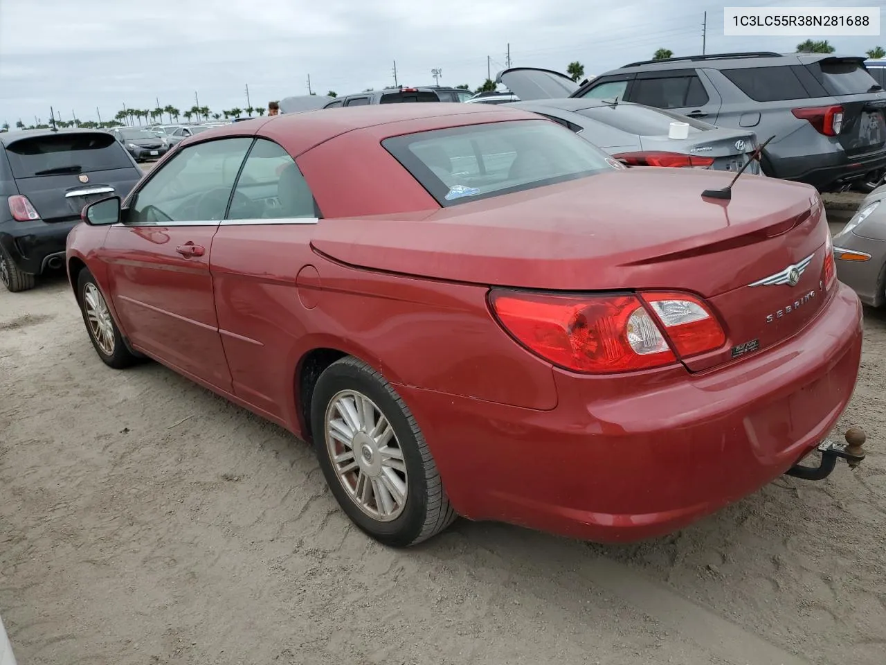 2008 Chrysler Sebring Touring VIN: 1C3LC55R38N281688 Lot: 76594204