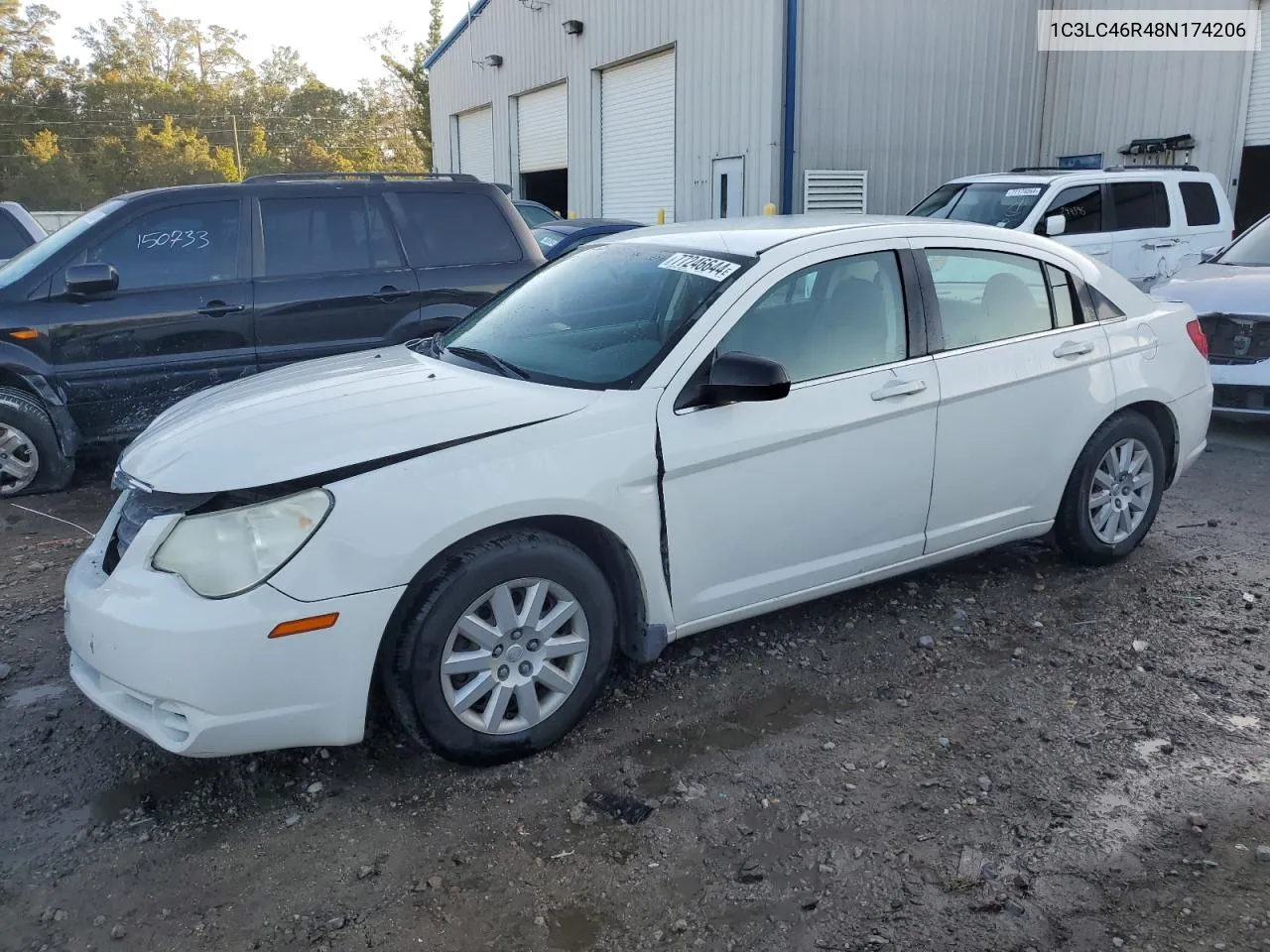 2008 Chrysler Sebring Lx VIN: 1C3LC46R48N174206 Lot: 77246644