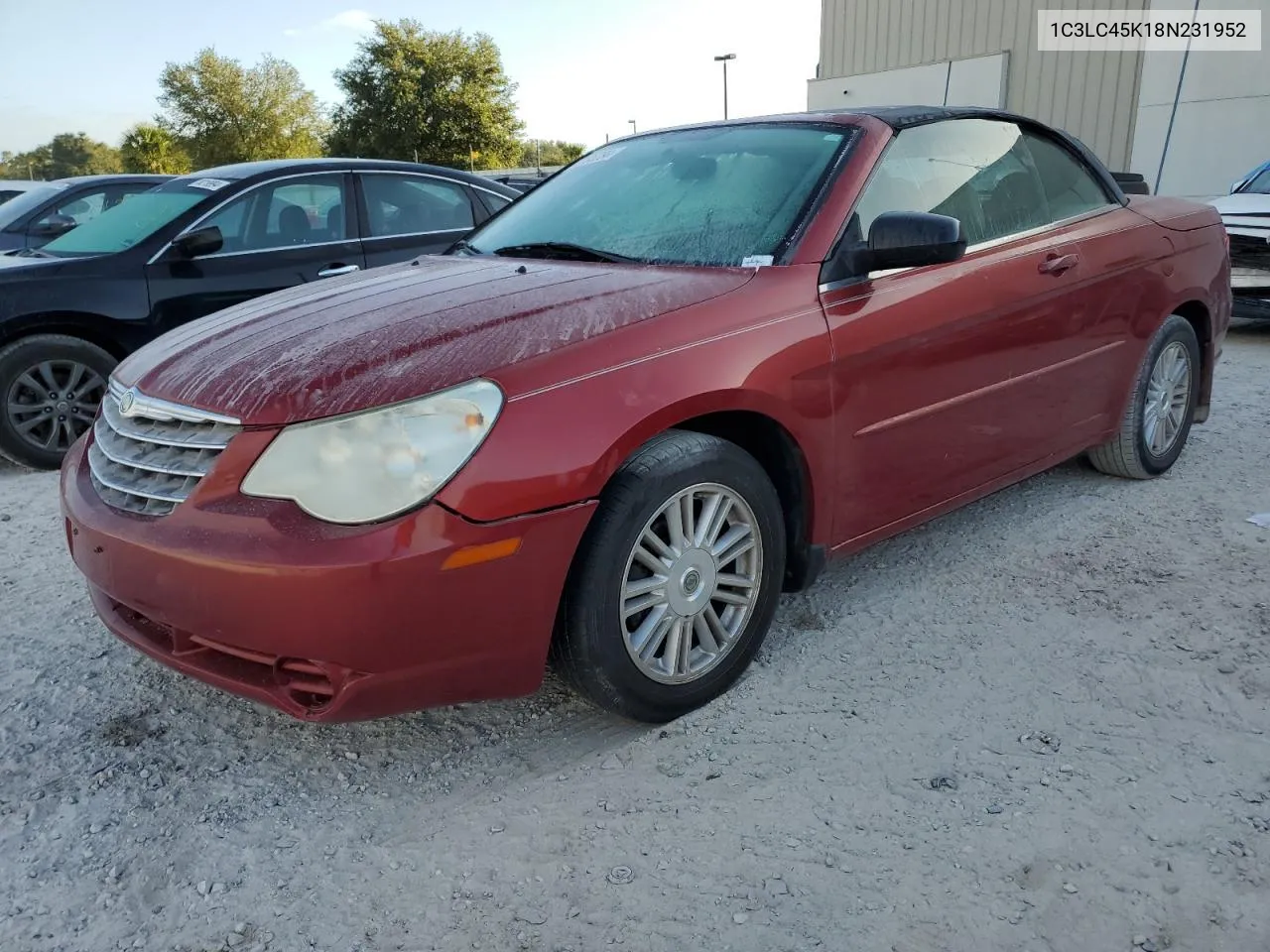 2008 Chrysler Sebring VIN: 1C3LC45K18N231952 Lot: 78195234