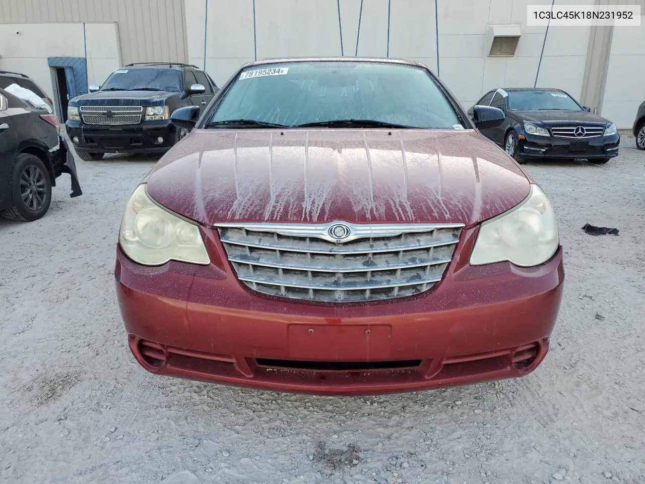 2008 Chrysler Sebring VIN: 1C3LC45K18N231952 Lot: 78195234