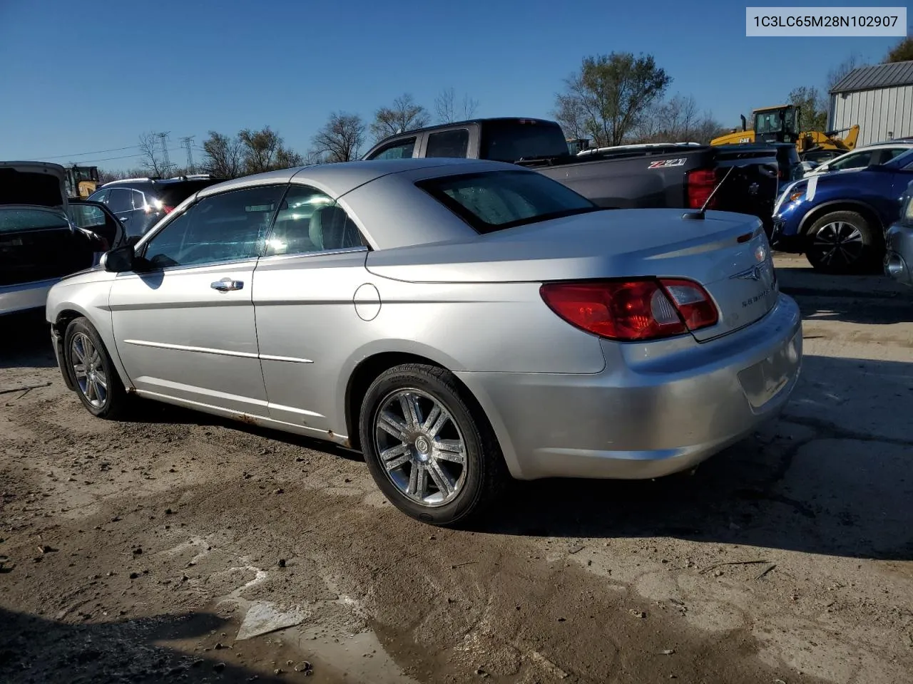 2008 Chrysler Sebring Limited VIN: 1C3LC65M28N102907 Lot: 79718614