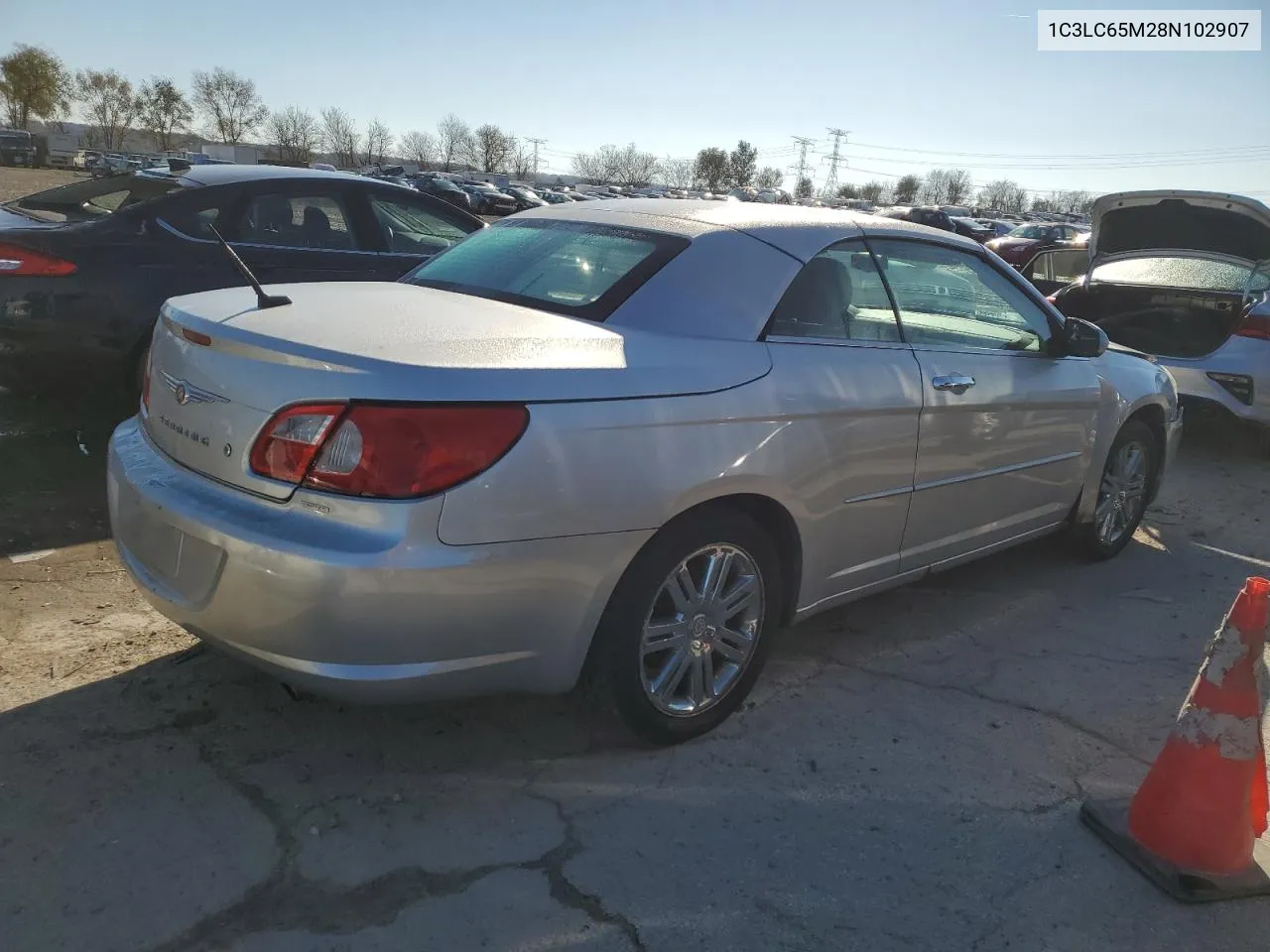 2008 Chrysler Sebring Limited VIN: 1C3LC65M28N102907 Lot: 79718614