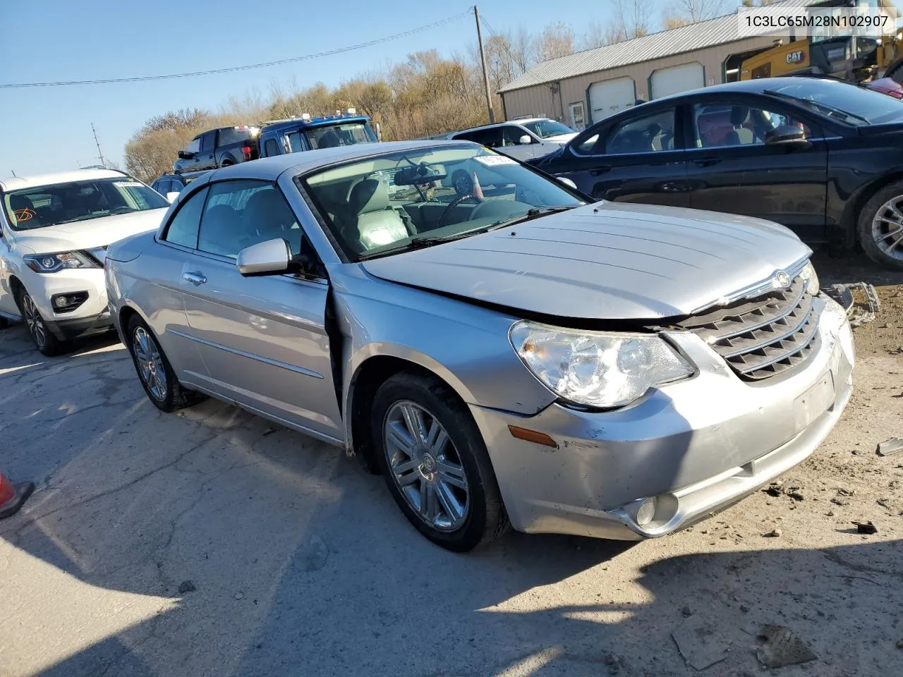 2008 Chrysler Sebring Limited VIN: 1C3LC65M28N102907 Lot: 79718614