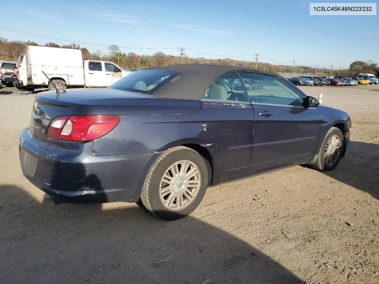 2008 Chrysler Sebring VIN: 1C3LC45K48N223232 Lot: 80492454