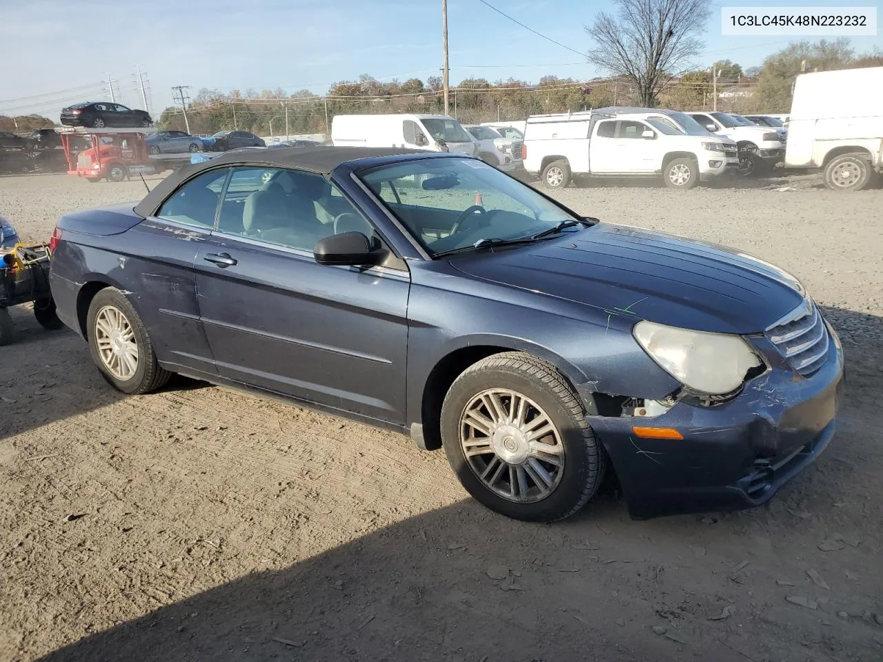 2008 Chrysler Sebring VIN: 1C3LC45K48N223232 Lot: 80492454