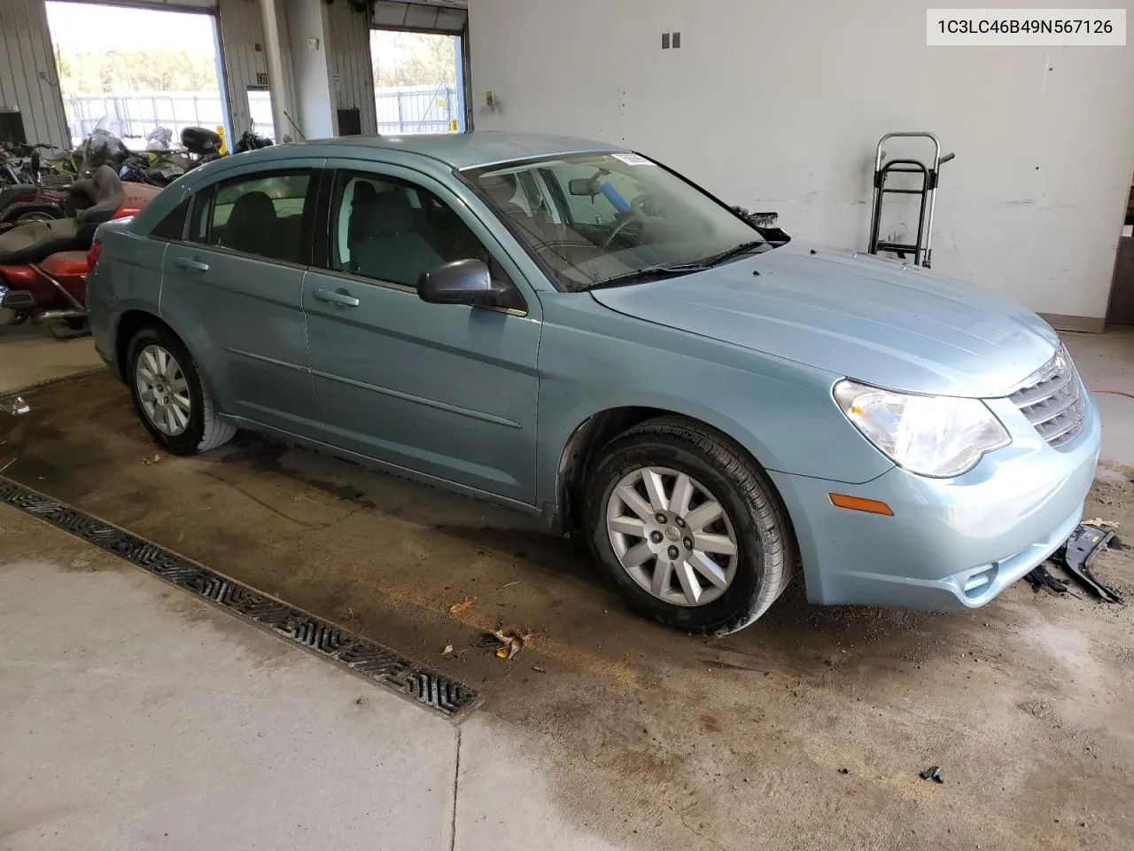 2009 Chrysler Sebring Lx VIN: 1C3LC46B49N567126 Lot: 75936994