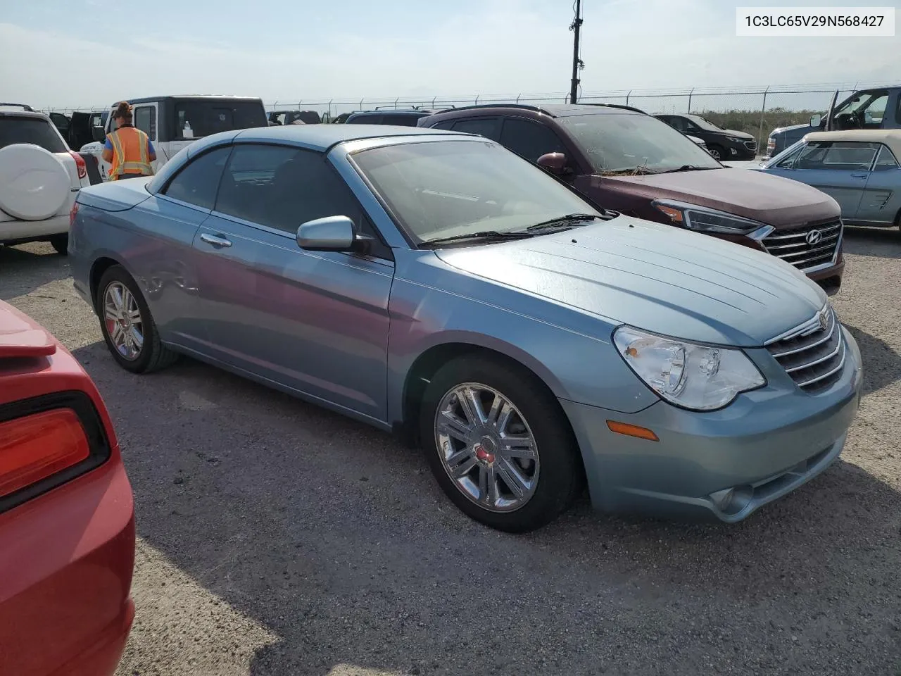 2009 Chrysler Sebring Limited VIN: 1C3LC65V29N568427 Lot: 76250754