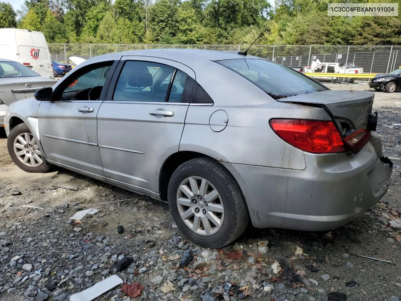 2010 Chrysler Sebring Touring VIN: 1C3CC4FBXAN191004 Lot: 70193354