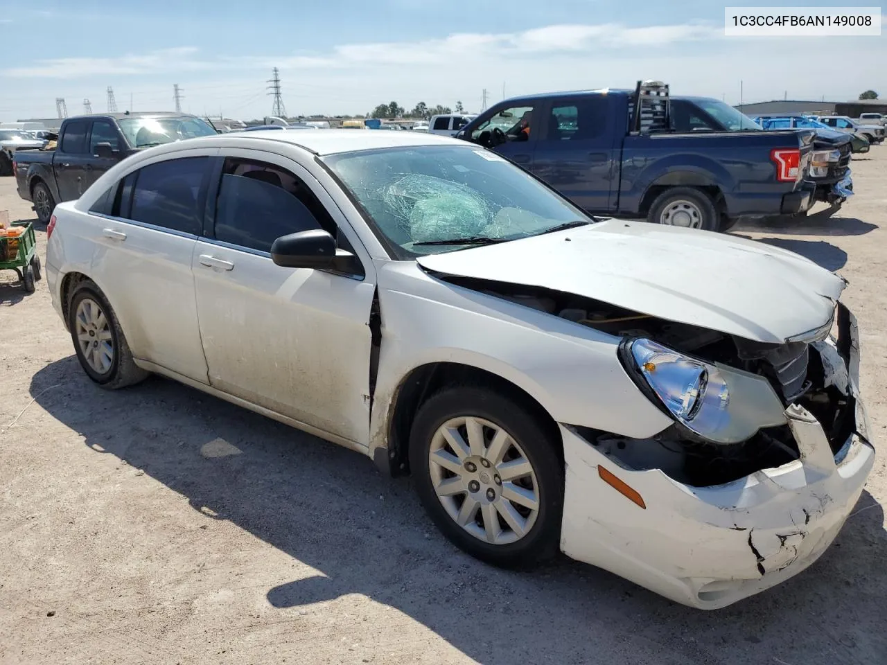 2010 Chrysler Sebring Touring VIN: 1C3CC4FB6AN149008 Lot: 70683024