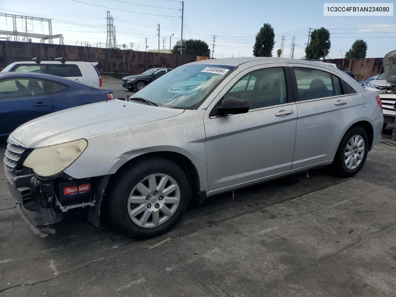 2010 Chrysler Sebring Touring VIN: 1C3CC4FB1AN234080 Lot: 72000454