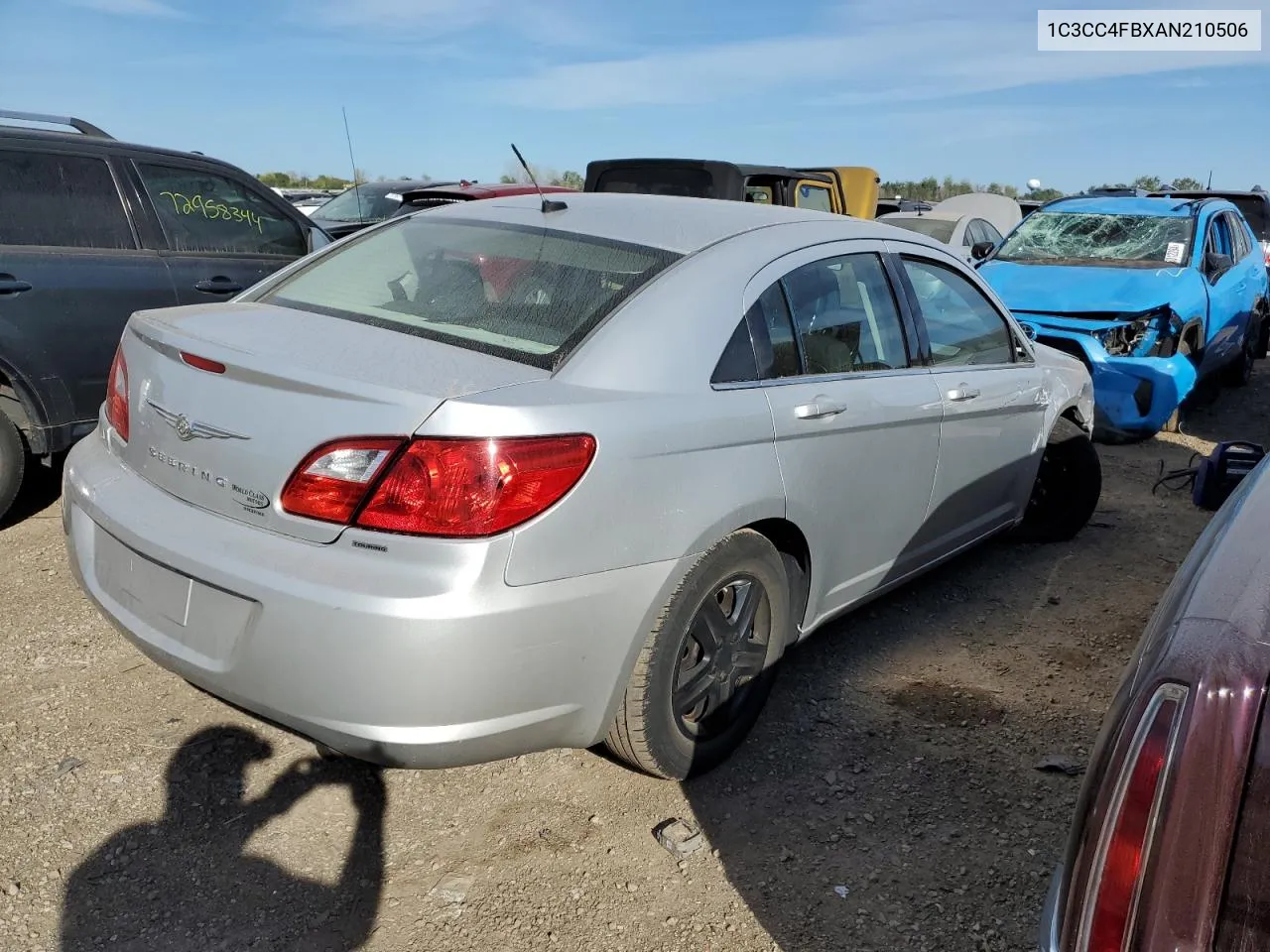 2010 Chrysler Sebring Touring VIN: 1C3CC4FBXAN210506 Lot: 73229234