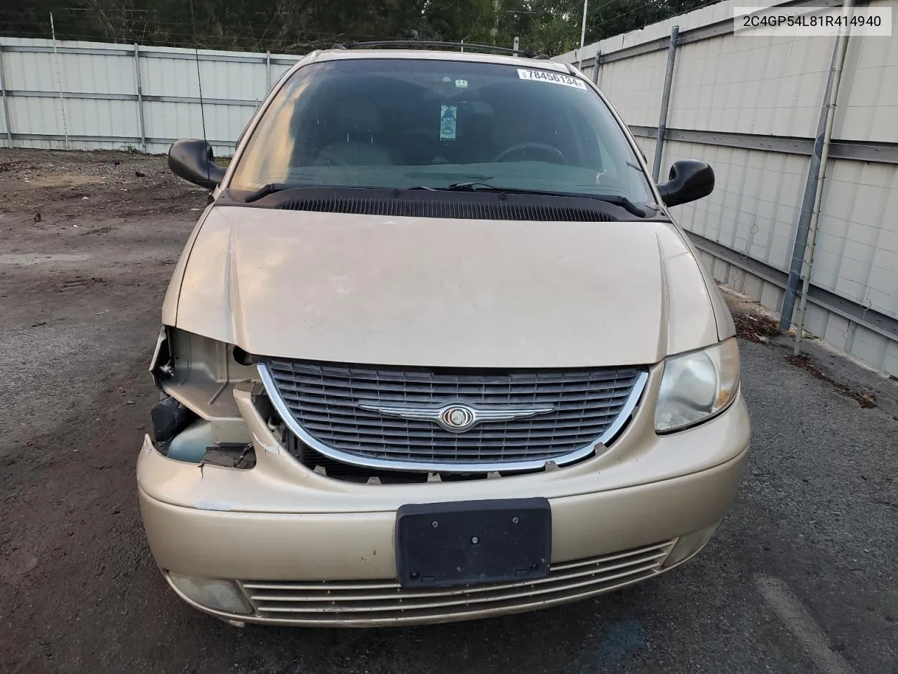 2001 Chrysler Town & Country Lxi VIN: 2C4GP54L81R414940 Lot: 78456134