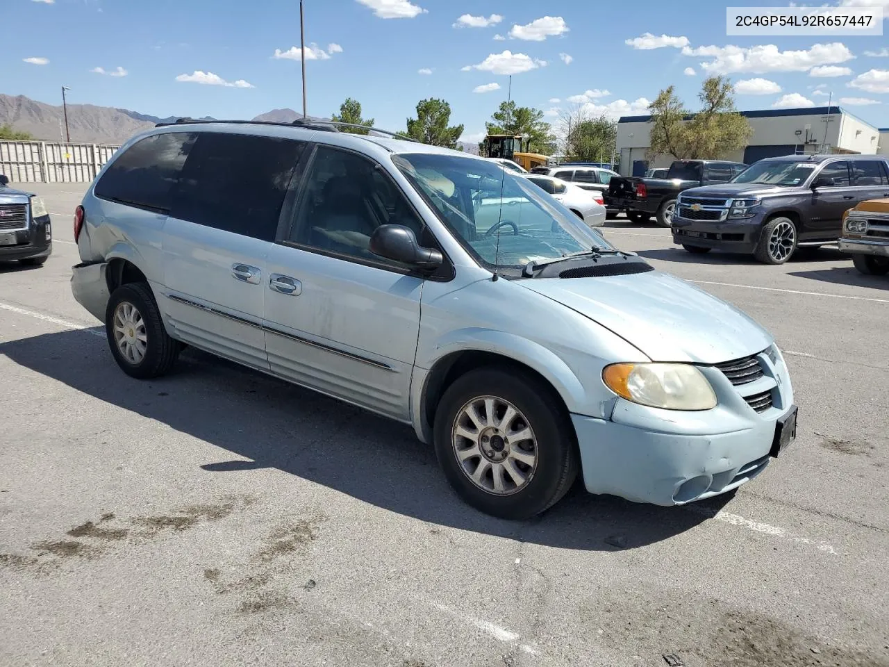 2002 Chrysler Town & Country Lxi VIN: 2C4GP54L92R657447 Lot: 68513514