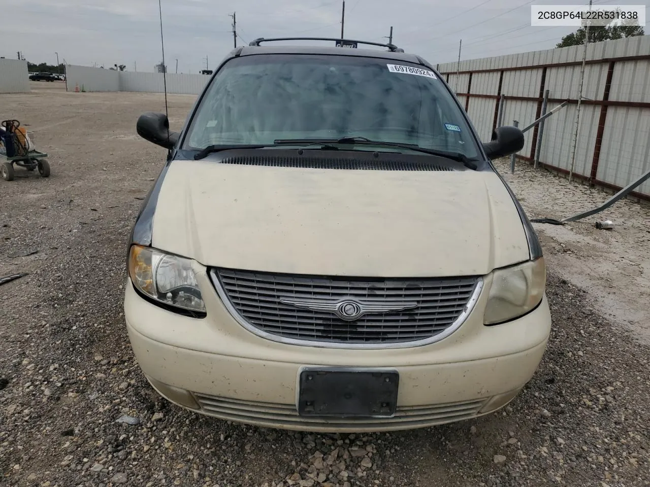 2C8GP64L22R531838 2002 Chrysler Town & Country Limited