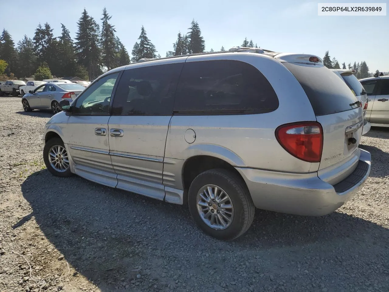 2002 Chrysler Town & Country Limited VIN: 2C8GP64LX2R639849 Lot: 70314454