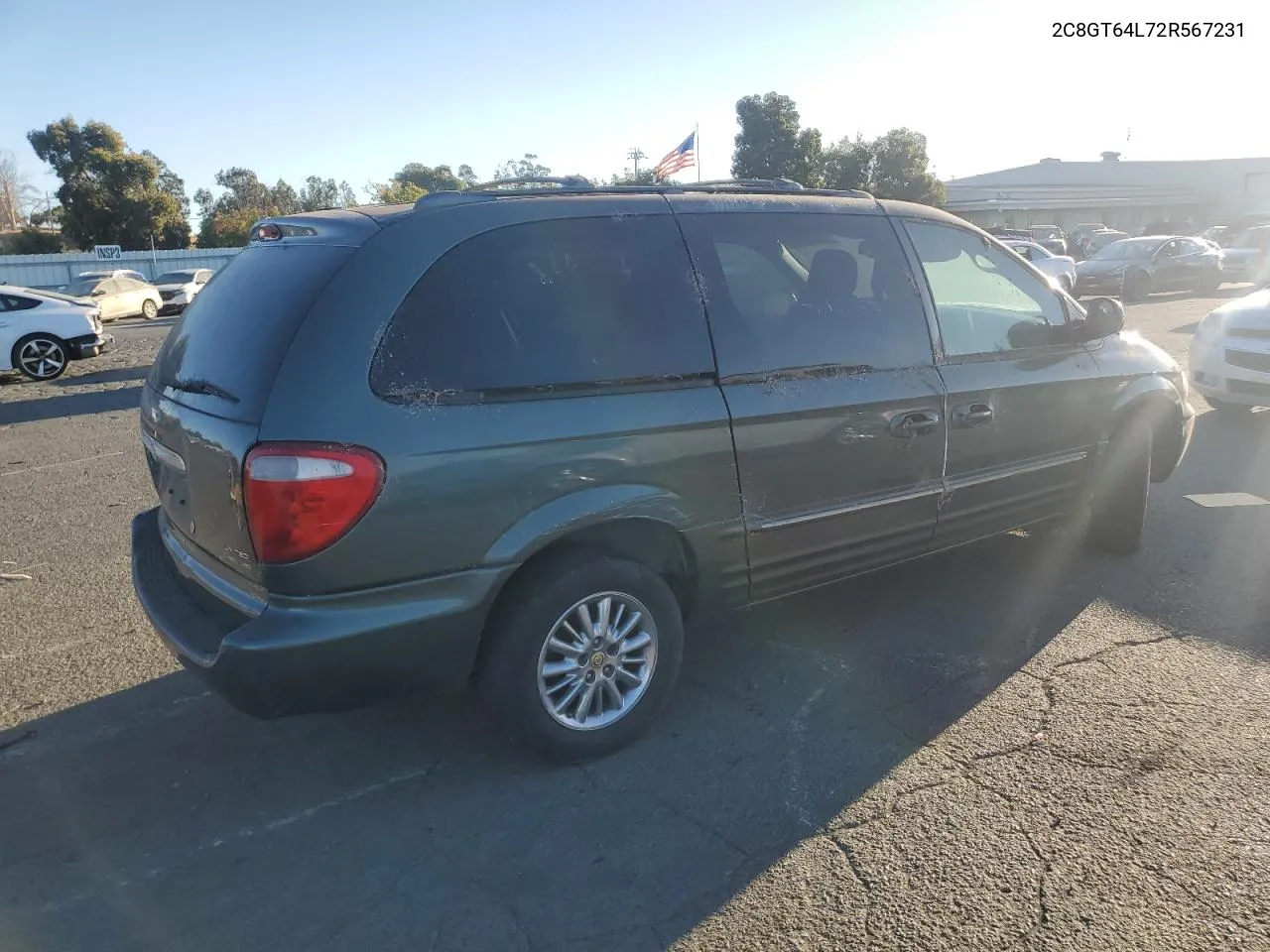 2002 Chrysler Town & Country Limited VIN: 2C8GT64L72R567231 Lot: 73478104