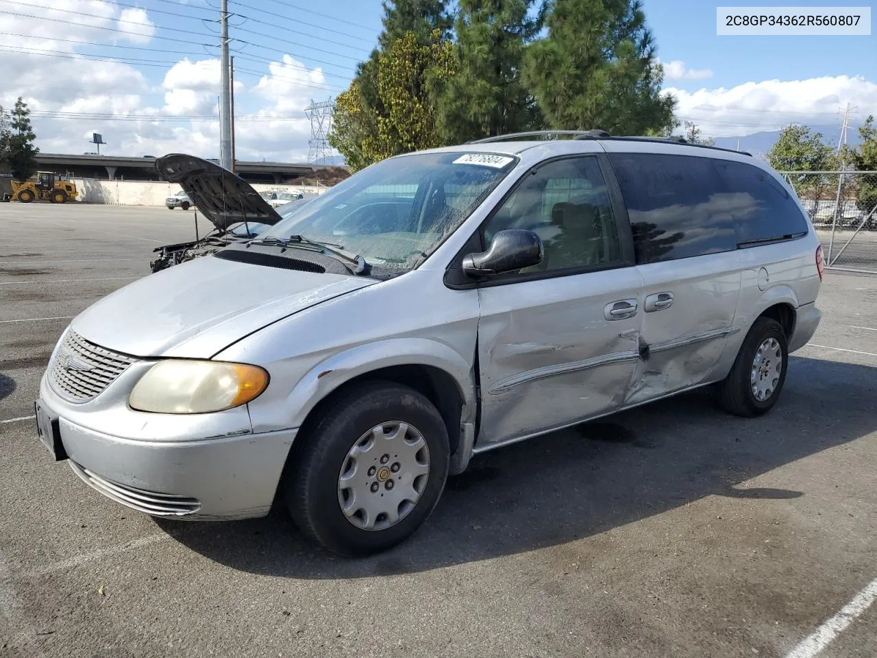 2002 Chrysler Town & Country El VIN: 2C8GP34362R560807 Lot: 78276804