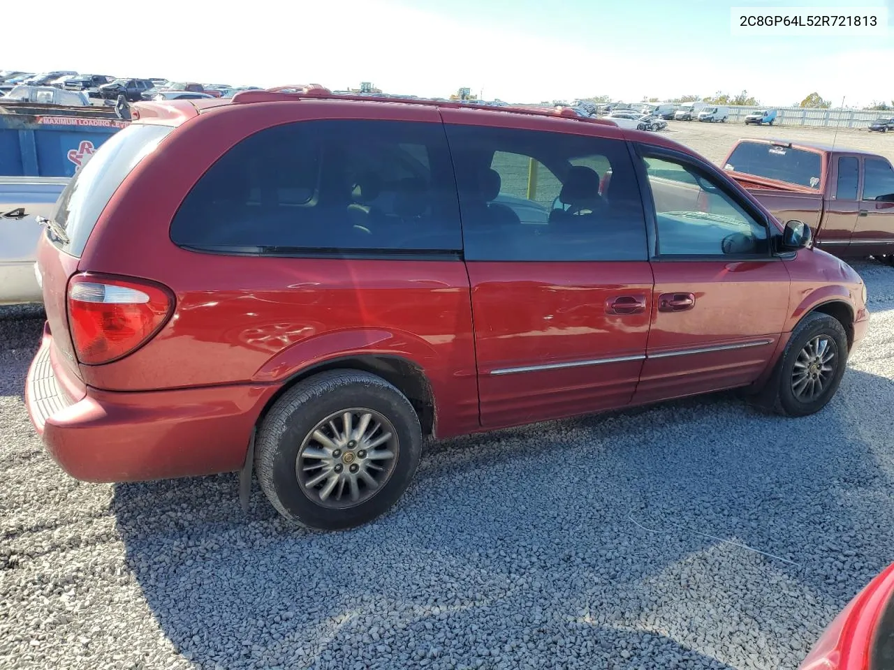 2002 Chrysler Town & Country Limited VIN: 2C8GP64L52R721813 Lot: 78753524