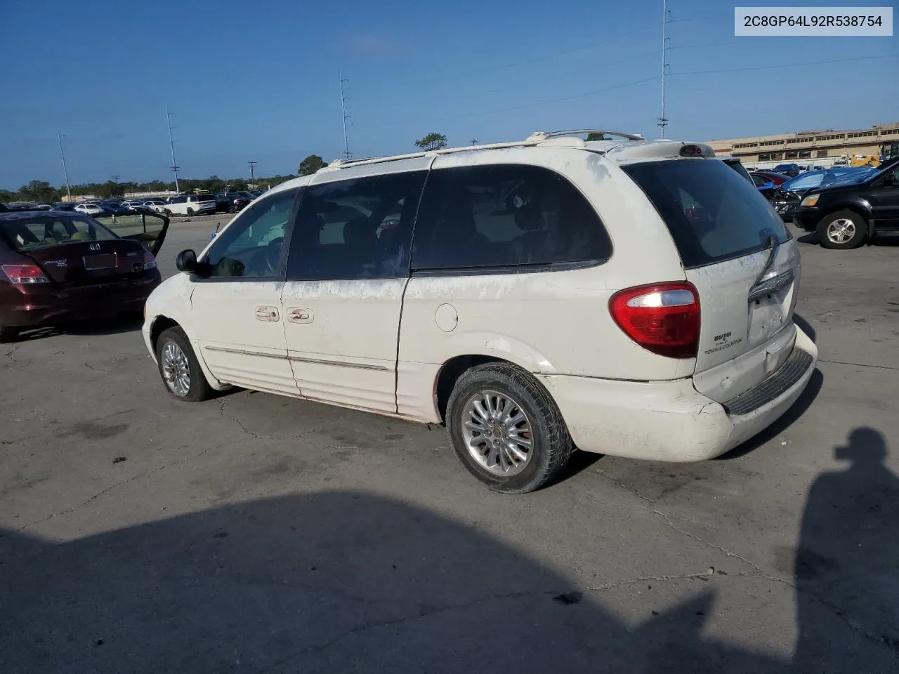 2002 Chrysler Town & Country Limited VIN: 2C8GP64L92R538754 Lot: 79318204