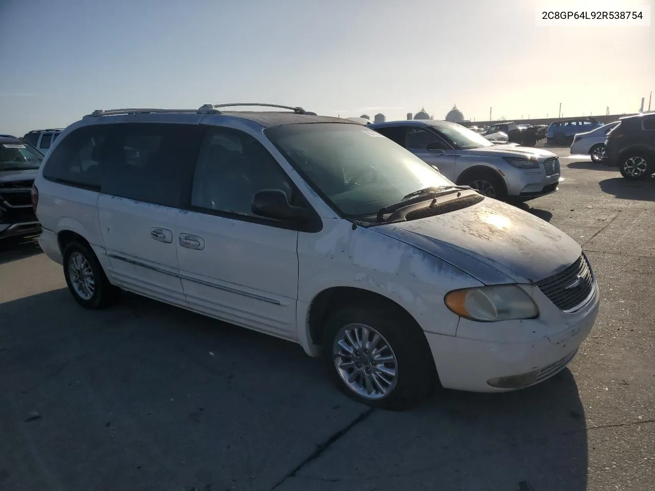 2002 Chrysler Town & Country Limited VIN: 2C8GP64L92R538754 Lot: 79318204