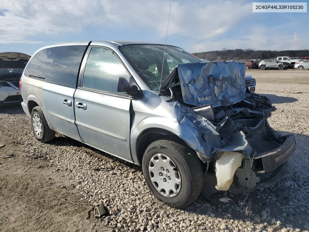 2003 Chrysler Town & Country Lx VIN: 2C4GP44L33R105230 Lot: 45576304