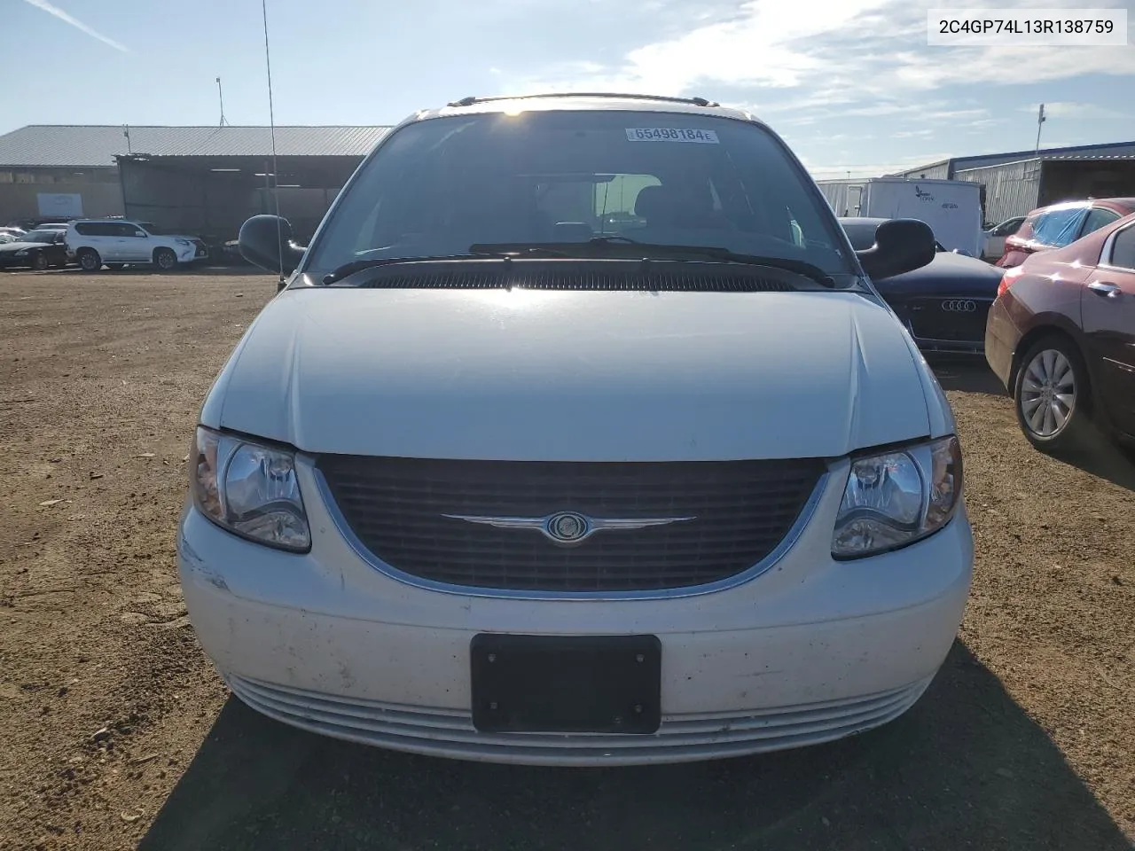 2003 Chrysler Town & Country Ex VIN: 2C4GP74L13R138759 Lot: 65498184