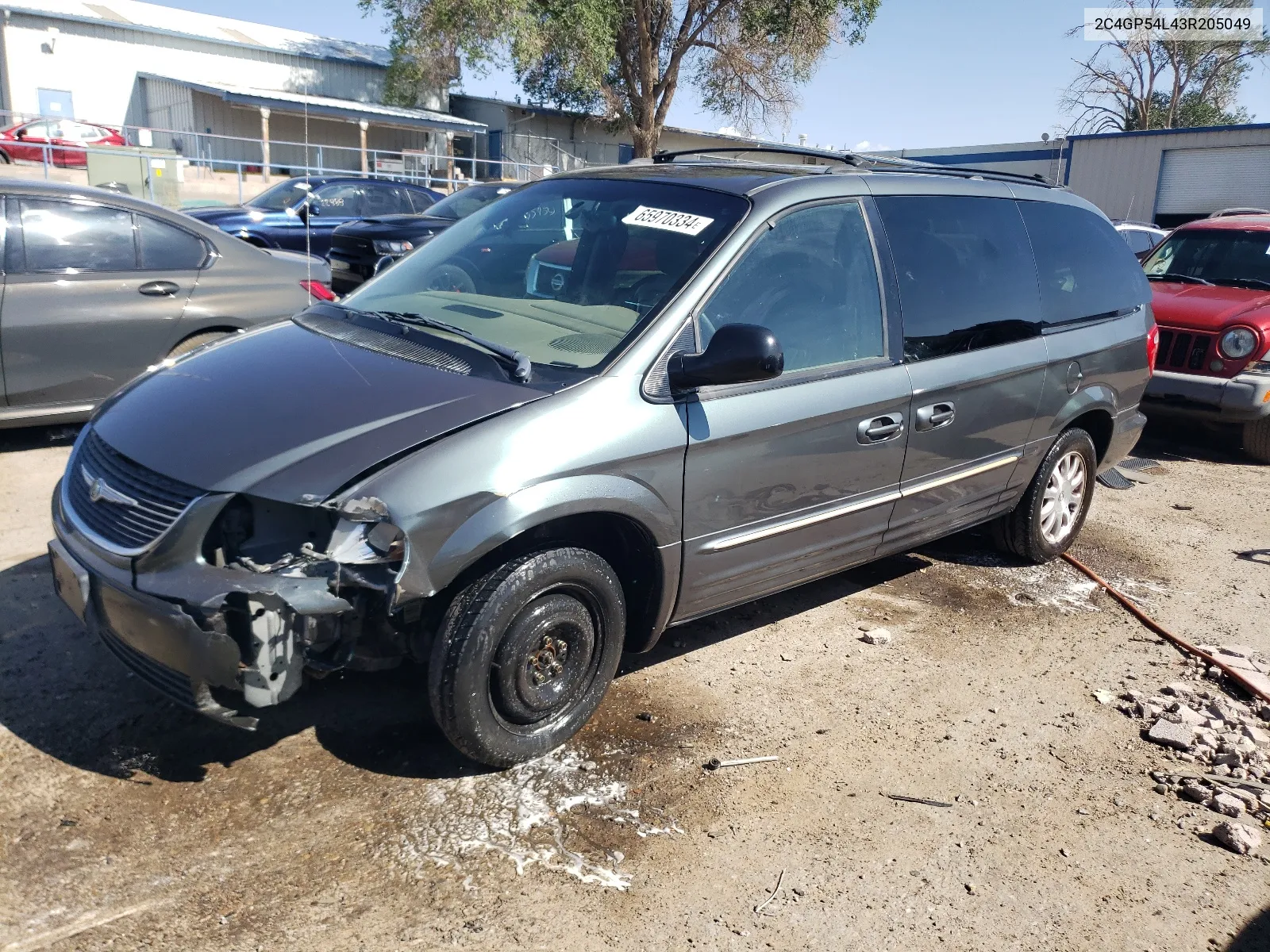 2C4GP54L43R205049 2003 Chrysler Town & Country Lxi