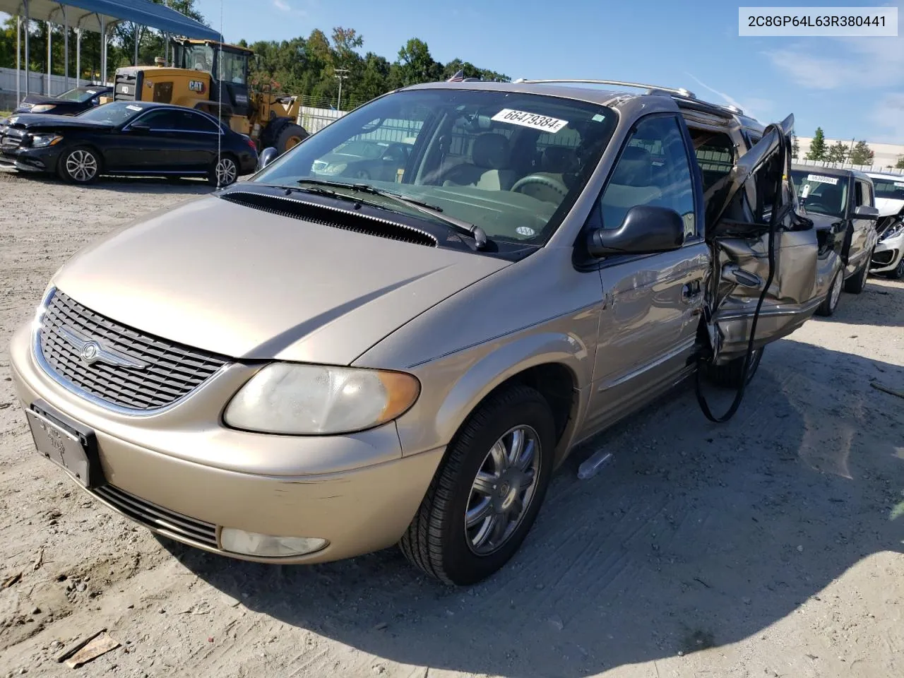 2C8GP64L63R380441 2003 Chrysler Town & Country Limited