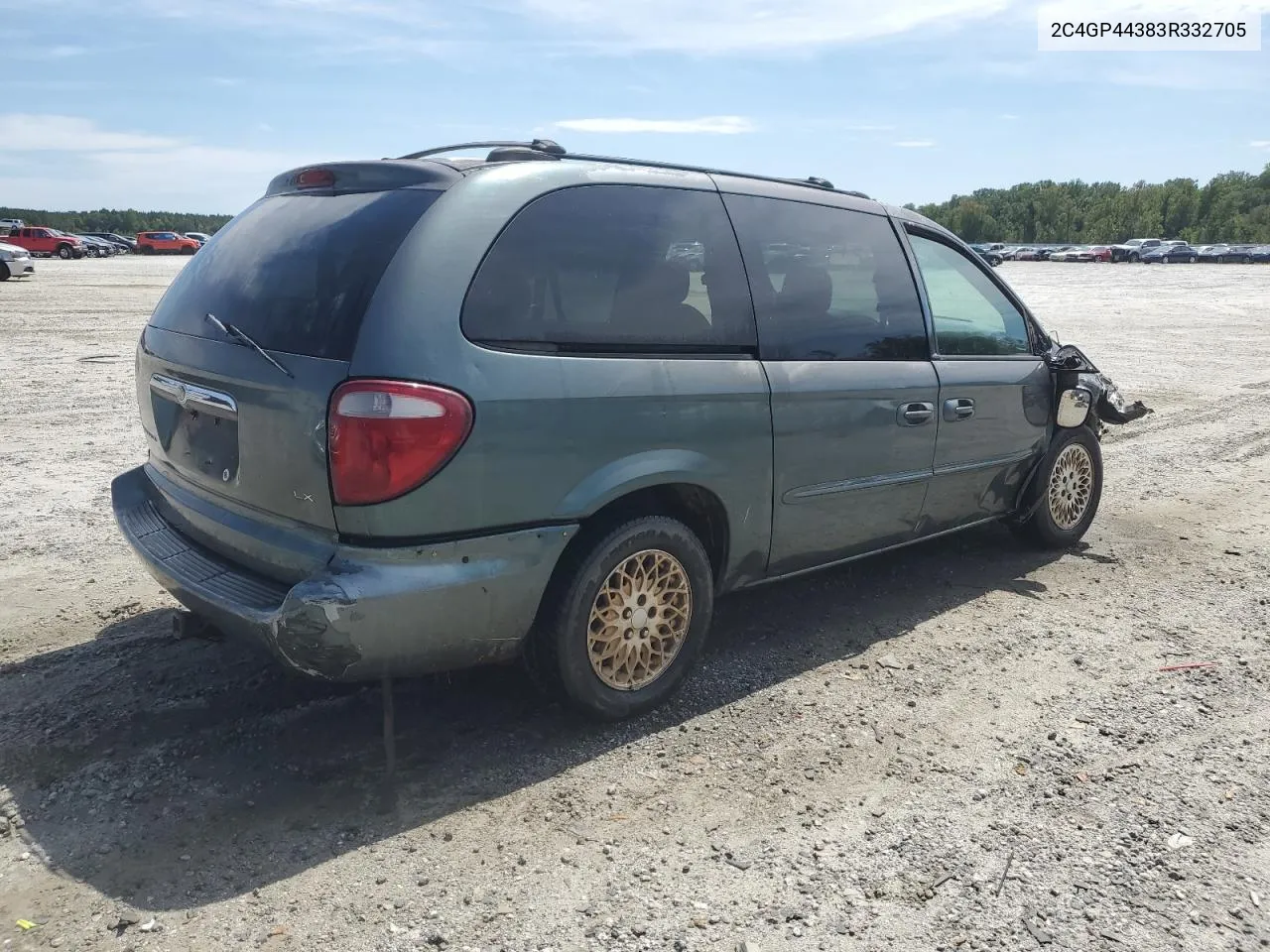 2003 Chrysler Town & Country Lx VIN: 2C4GP44383R332705 Lot: 69752324