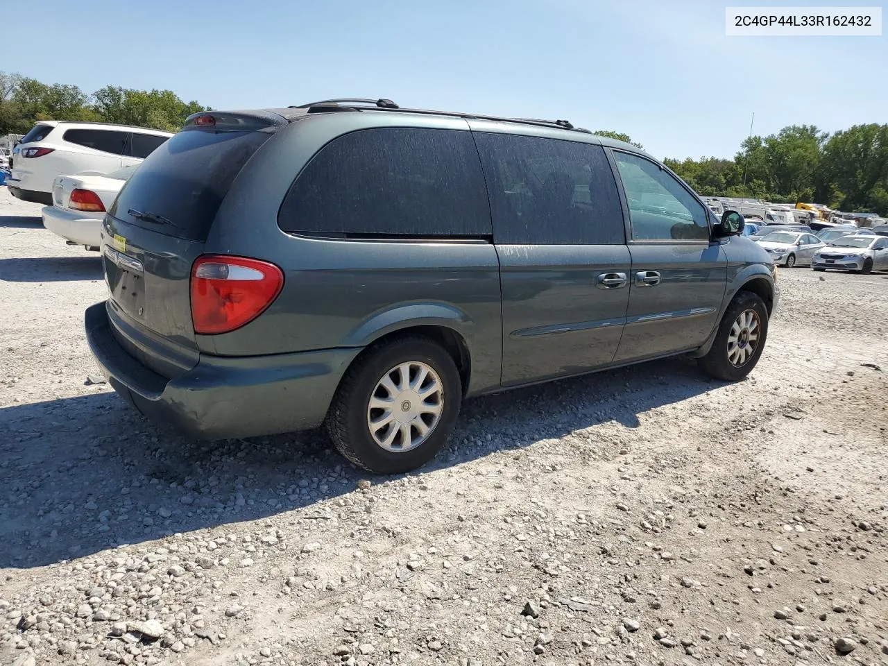 2003 Chrysler Town & Country Lx VIN: 2C4GP44L33R162432 Lot: 69942414