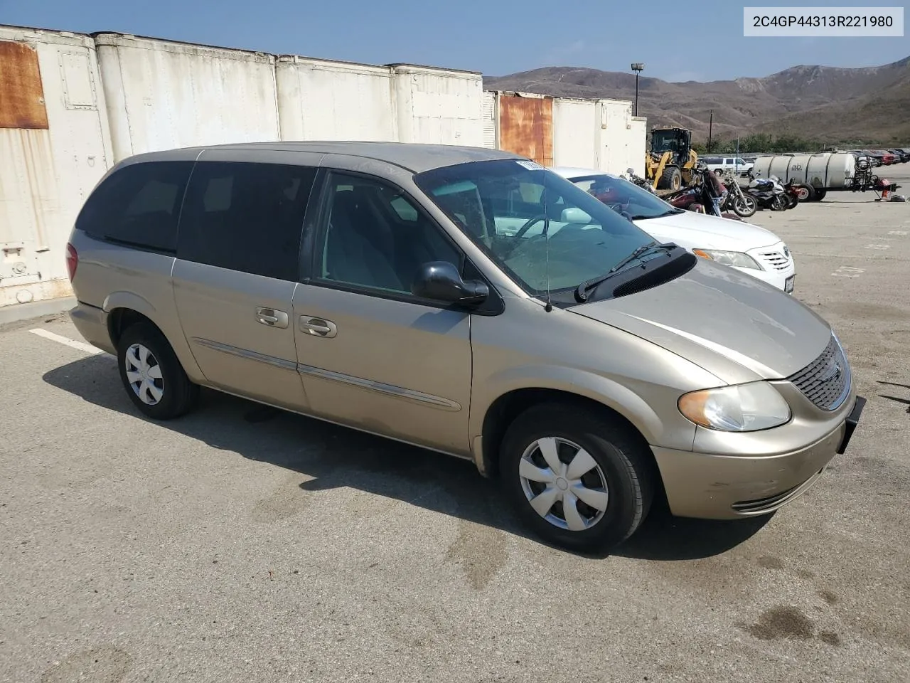 2003 Chrysler Town & Country Lx VIN: 2C4GP44313R221980 Lot: 71685884