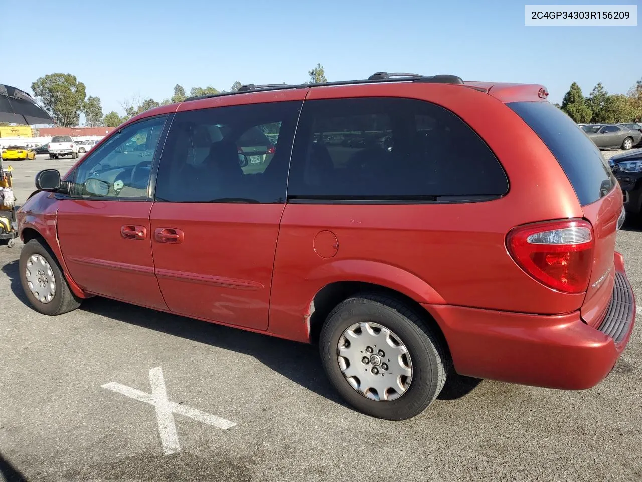 2003 Chrysler Town & Country El VIN: 2C4GP34303R156209 Lot: 72285534