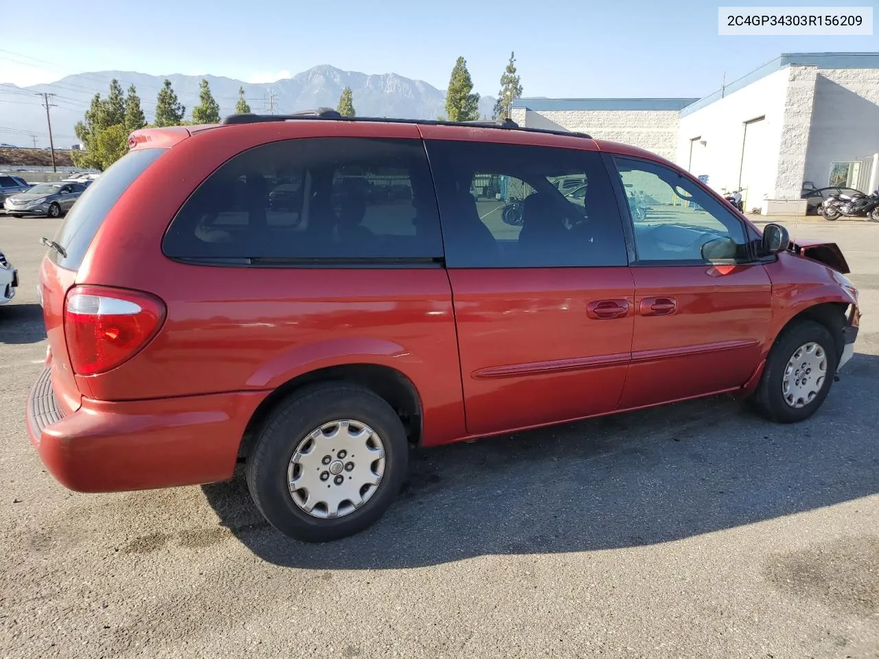 2003 Chrysler Town & Country El VIN: 2C4GP34303R156209 Lot: 72285534