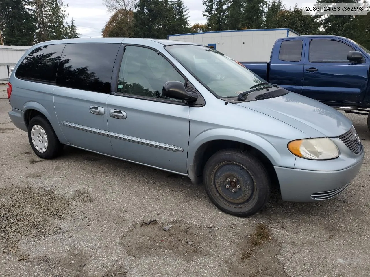 2003 Chrysler Town & Country VIN: 2C8GP24R83R362598 Lot: 72659214