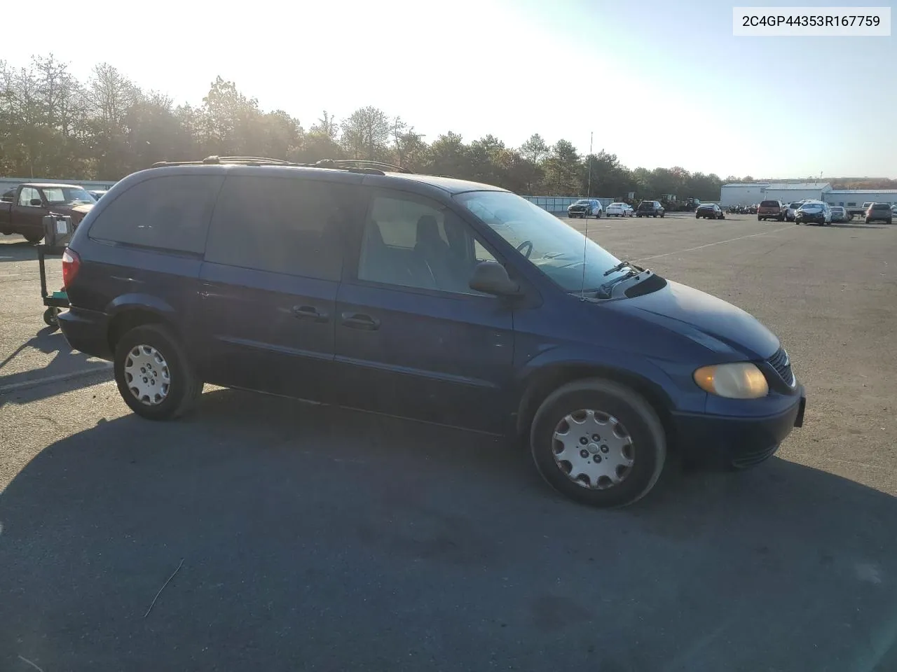 2003 Chrysler Town & Country Lx VIN: 2C4GP44353R167759 Lot: 75109954