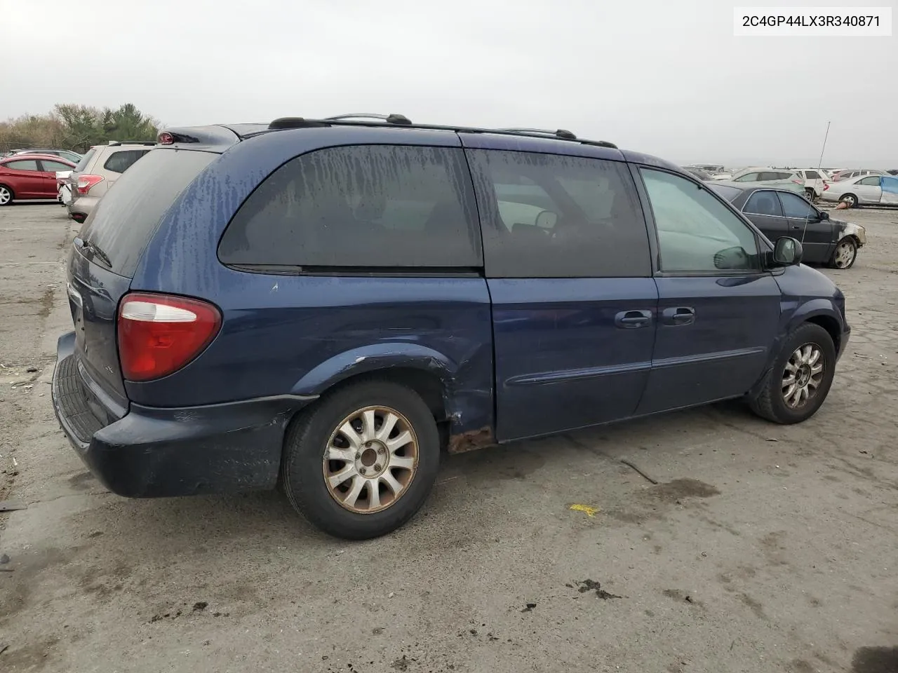 2003 Chrysler Town & Country Lx VIN: 2C4GP44LX3R340871 Lot: 78815254