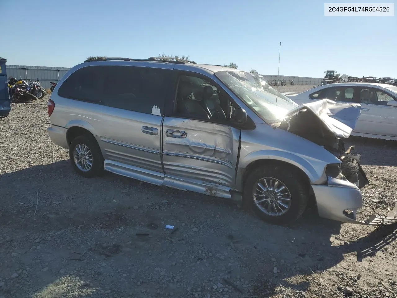 2004 Chrysler Town & Country Touring VIN: 2C4GP54L74R564526 Lot: 76286684