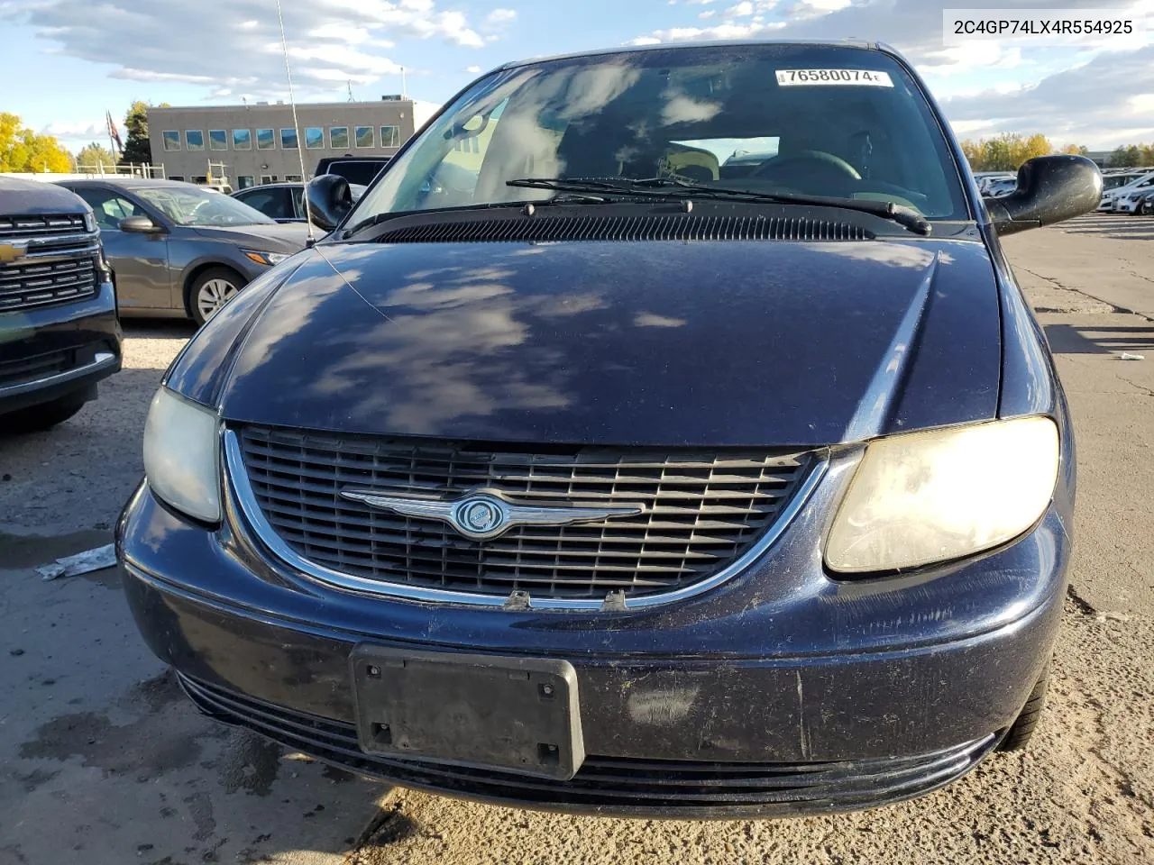 2004 Chrysler Town & Country Ex VIN: 2C4GP74LX4R554925 Lot: 76580074