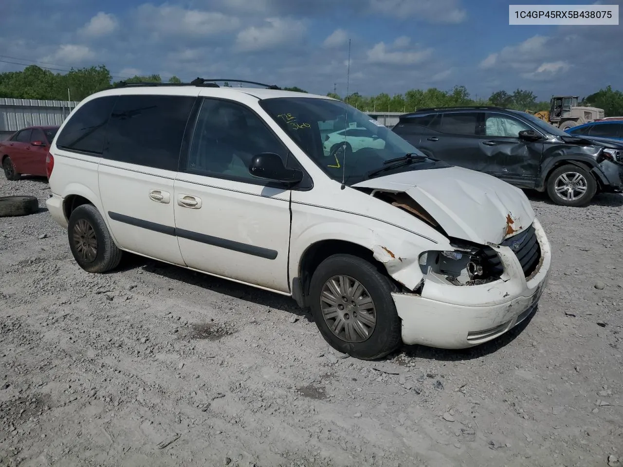 2005 Chrysler Town & Country VIN: 1C4GP45RX5B438075 Lot: 51357484