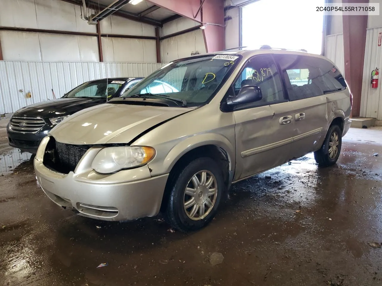 2005 Chrysler Town & Country Touring VIN: 2C4GP54L55R171058 Lot: 68313654