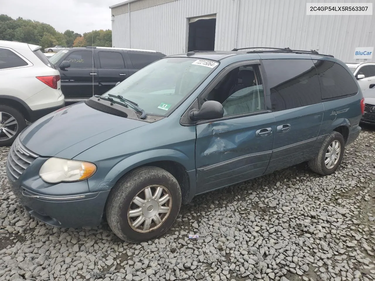 2005 Chrysler Town & Country Touring VIN: 2C4GP54LX5R563307 Lot: 72215064