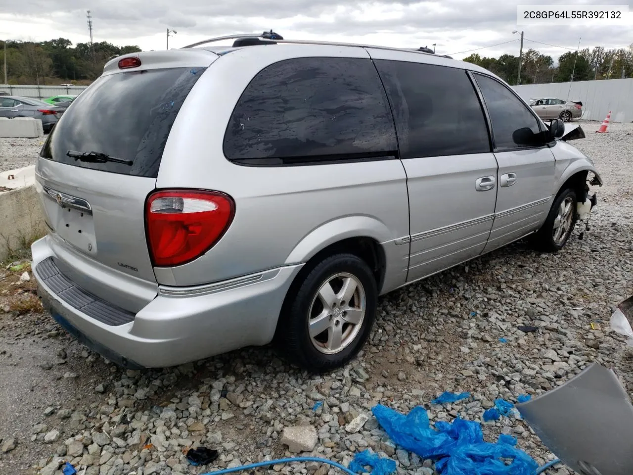 2005 Chrysler Town & Country Limited VIN: 2C8GP64L55R392132 Lot: 73110684