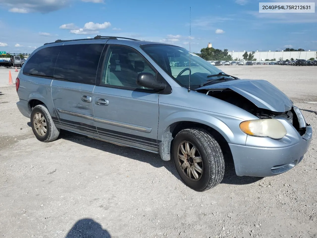 2005 Chrysler Town & Country Touring VIN: 2C4GP54L75R212631 Lot: 73825424