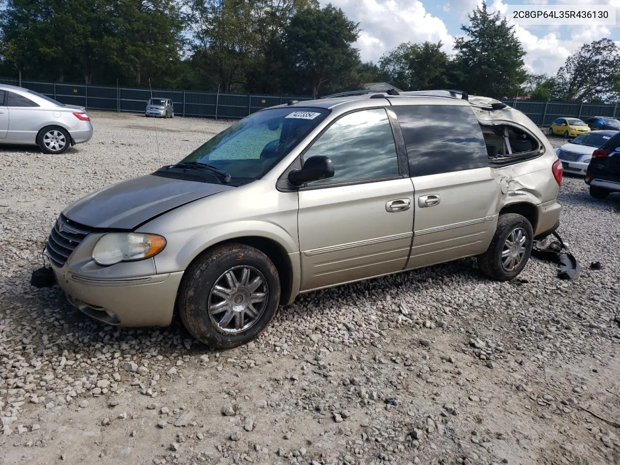 2005 Chrysler Town & Country Limited VIN: 2C8GP64L35R436130 Lot: 74223354