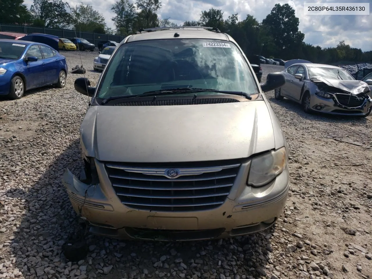 2005 Chrysler Town & Country Limited VIN: 2C8GP64L35R436130 Lot: 74223354