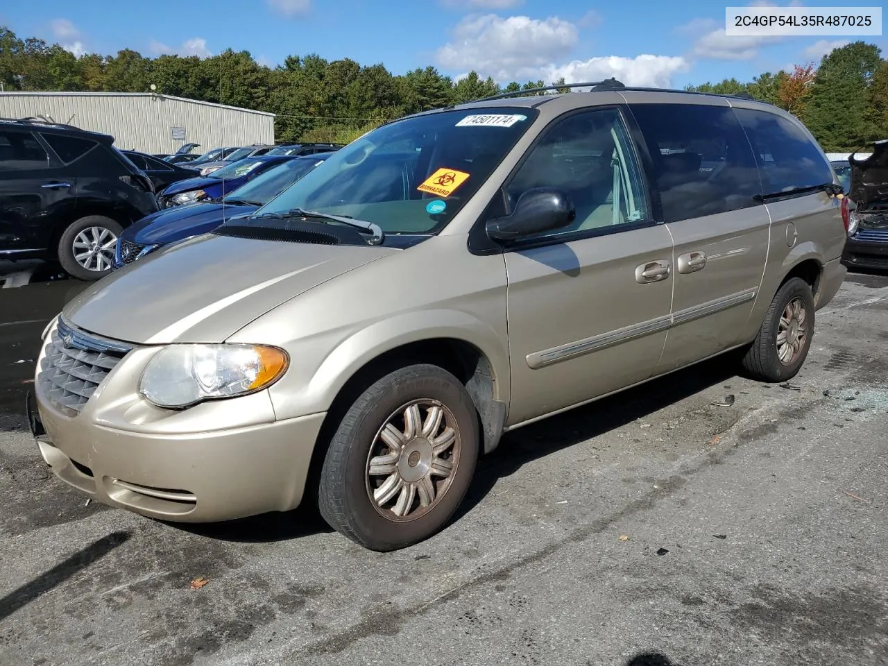 2005 Chrysler Town & Country Touring VIN: 2C4GP54L35R487025 Lot: 74501174