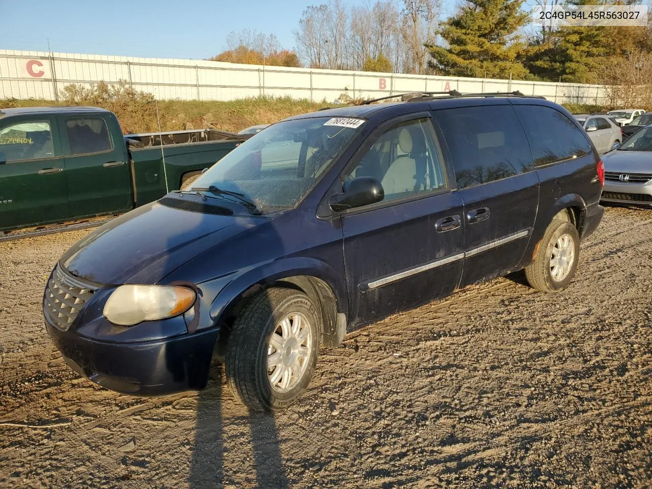 2005 Chrysler Town & Country Touring VIN: 2C4GP54L45R563027 Lot: 76812444